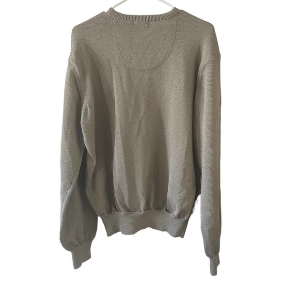 Marithe Francois Girbaud | Crewneck Raglan Sleeve Sweater in Light Army Green XL - Picture 2 of 8